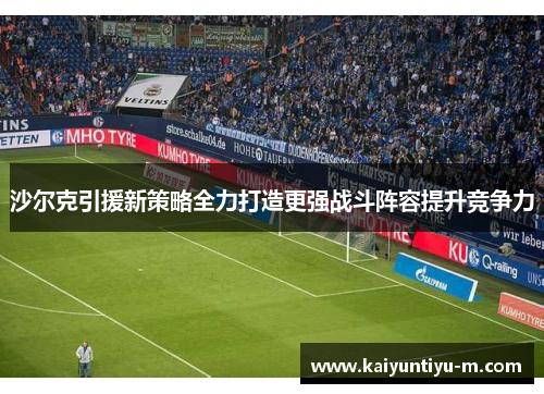 沙尔克引援新策略全力打造更强战斗阵容提升竞争力
